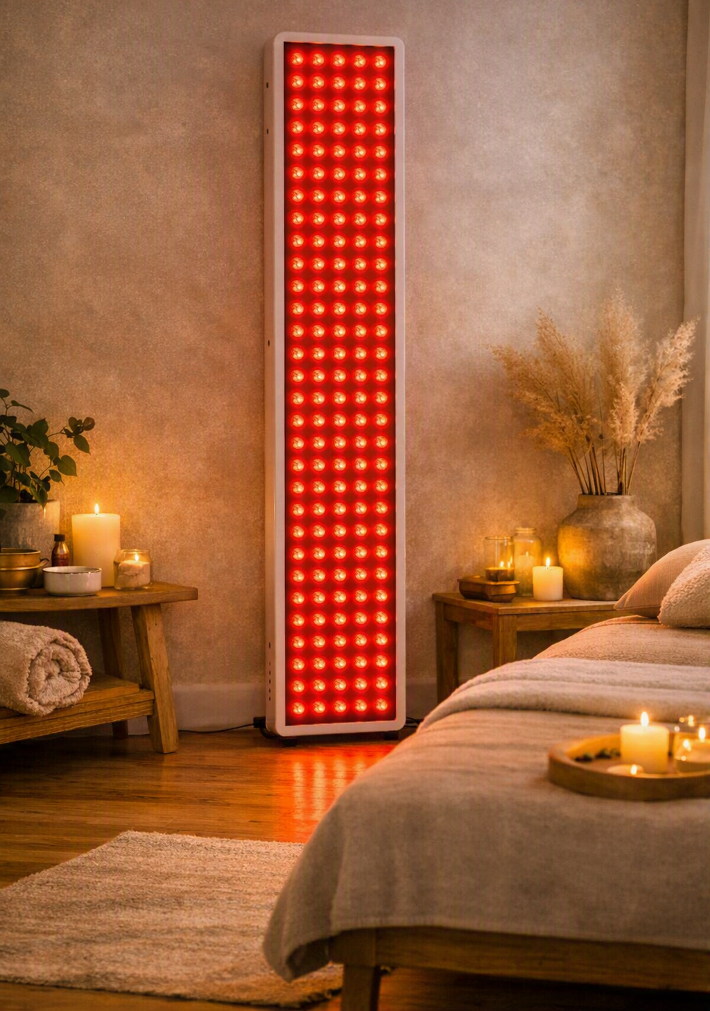 Tall Vertical Red Light Panel